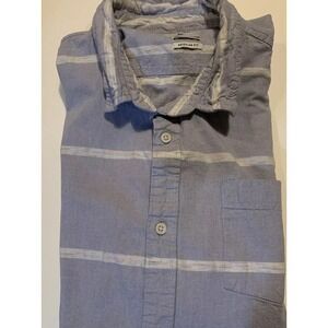 Quiksilver Button Up‎ Short Sleeve Pocket Cotton Regular Fit Men's